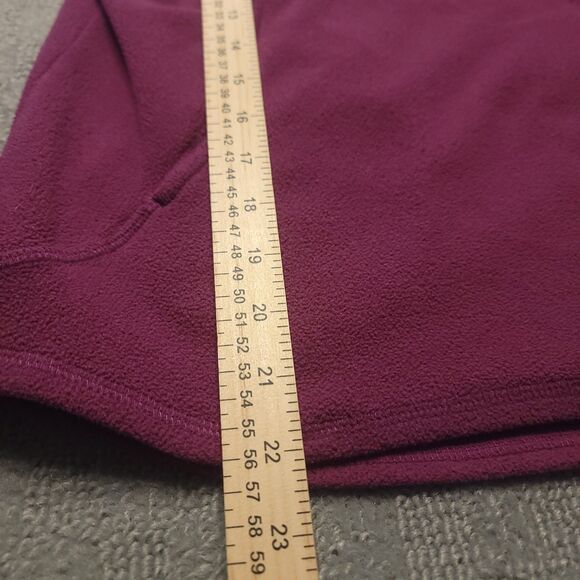 Eddie Bauer Kids Size 12 (L) Purple Fleece Pullover 1/4 Zip Youth Sweater Top - Picture 5 of 8
